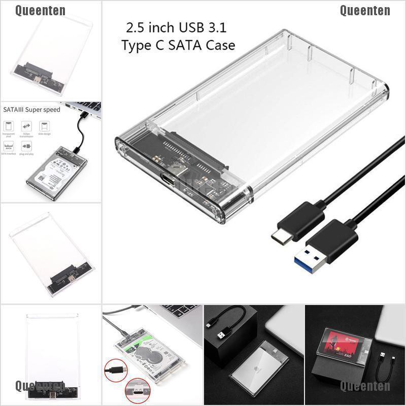 Vỏ Ổ Cứng Ngoài Hdd Usb 3.1 Type C Sang 2.5 Sata