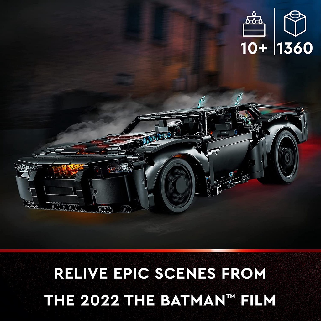 Đồ chơi LEGO xe Technic The Batman – Batmobile 42127-1360 chi tiết