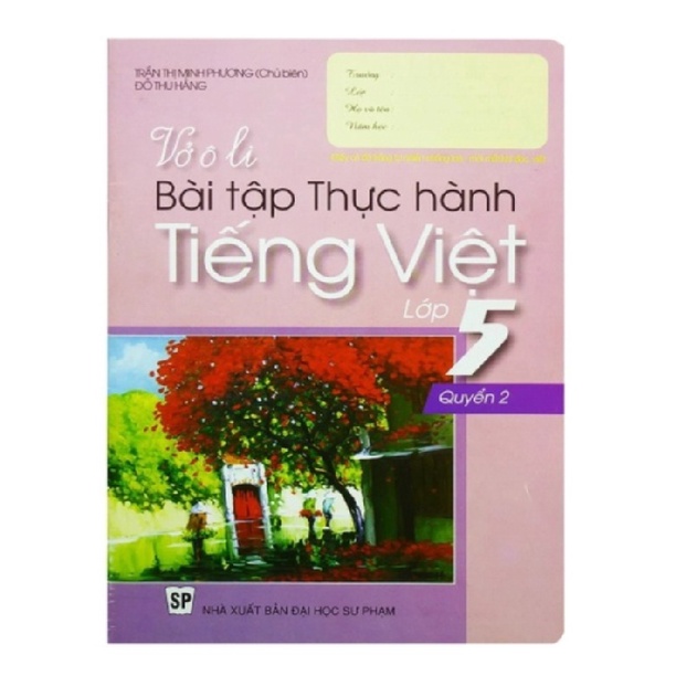 Sách - Vở Ô Li Bài Tập Thực Hành Tiếng Việt Lớp 5