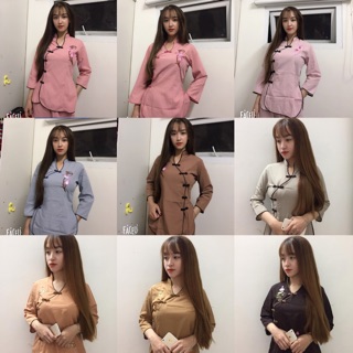 Đồ lam vạc chéo ( hình thật shop chụp )