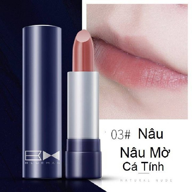 Son lỳ môi BlueMan bền màu dưỡng ẩm cho nam