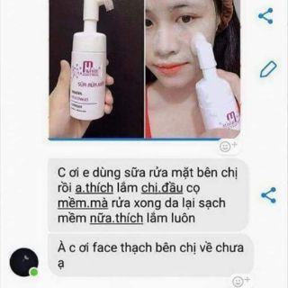 SỮA RỬA MẶT MWHITE SRM