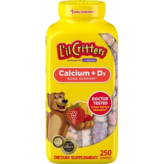 L'il critters calcium (250ct) - TPCN tăng chiều cao cho trẻ