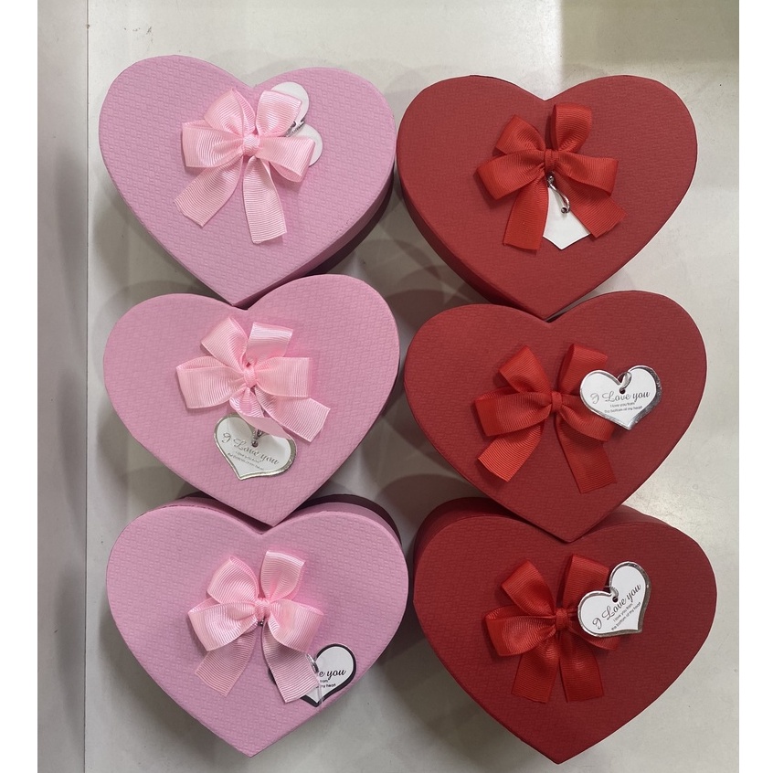 Hộp đựng quà hình trái tim cao cấp quà tặng valentine noel sinh nhật