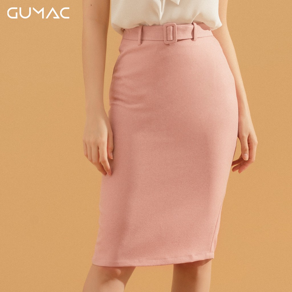 [Mã WABRGUSBD2 giảm 10% tối đa 50k đơn từ 250k] Chân váy phối phụ kiện VA729 GUMAC | BigBuy360 - bigbuy360.vn