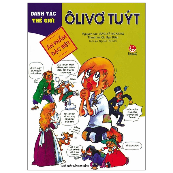 Sách - Danh Tác Thế Giới: Ôlivơ Tuýt (Tái Bản 2019)