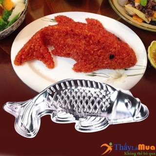 Bộ khuôn hình cá chép làm bánh trung thu- thạch