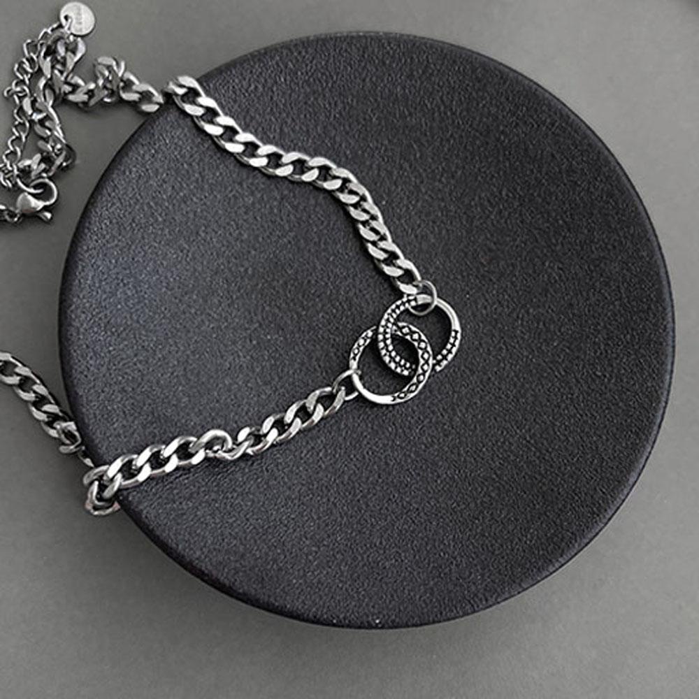 AROMA Dây Chuyền Thép Không Gỉ Phong Cách Hip Hop Punk Harajuku