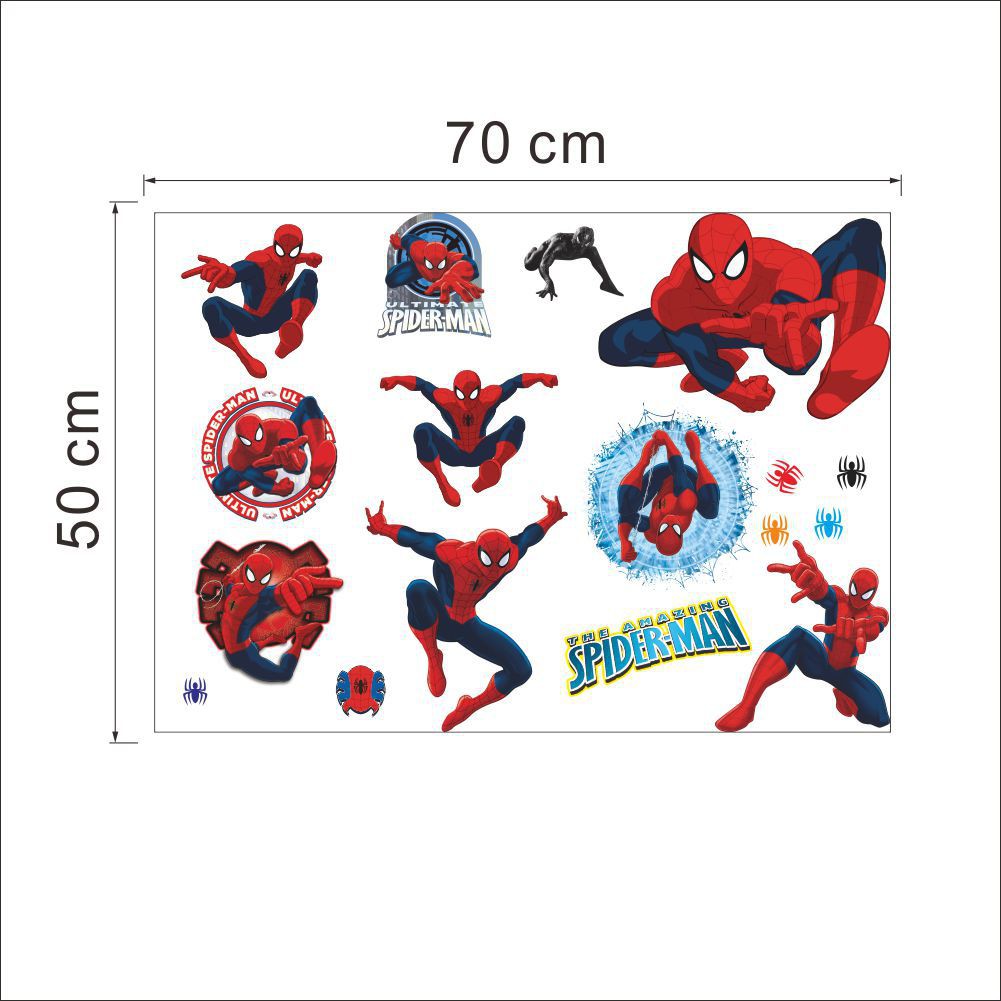 Decal Tranh dán tường NGƯỜI NHỆN SPIDER MAN- Tranh decal dán tường