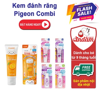 Kem đánh răng Combi & Pigeon cho bé từ 9m+.NGUYỄN THỊ MIỆN