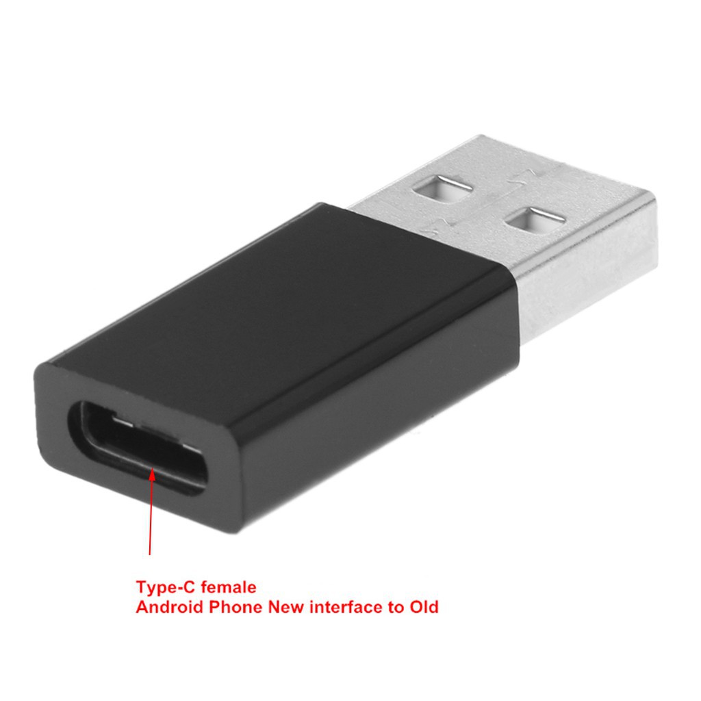 Cáp chuyển đổi USB 2.0 A sang USB Type C OTG