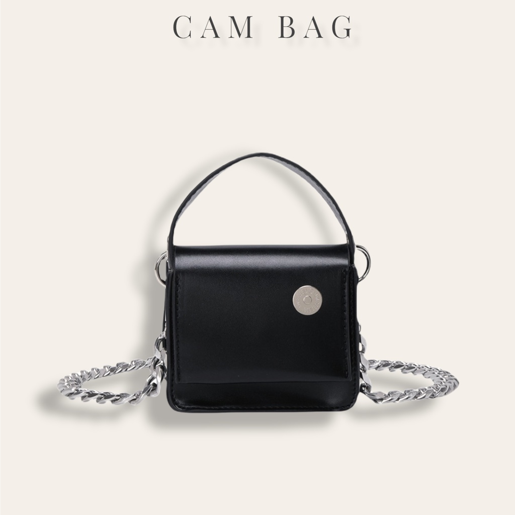 Túi đeo chéo Mini Bag siêu nhỏ kiểu dáng hộp vuông đựng phụ kiện hợp thời trang