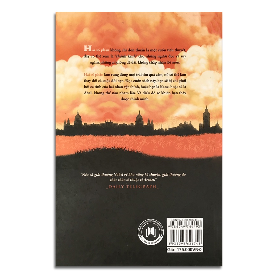 Sách - Đứa Con Gái Hoang Đàng và Hai Số Phận - Jeffrey Archer (combo 2 cuốn bìa cứng)