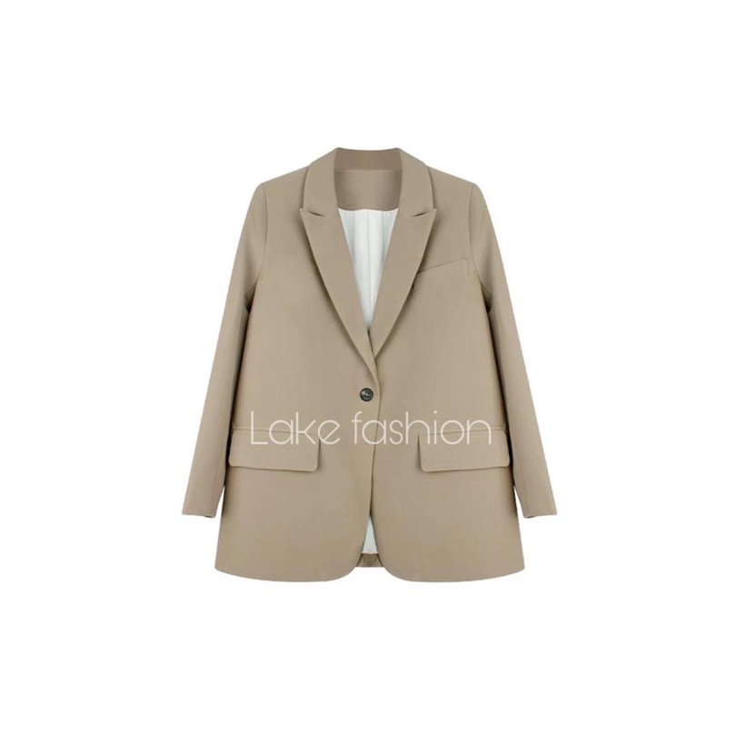 Áo blazer nữ, áo vest khoác 1 cúc đẹp Lake Fashion
