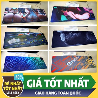 Lót chuột OverSize 90x40x0,2cm Siêu Đẹp ( Bo Viền Chắc Chắn )