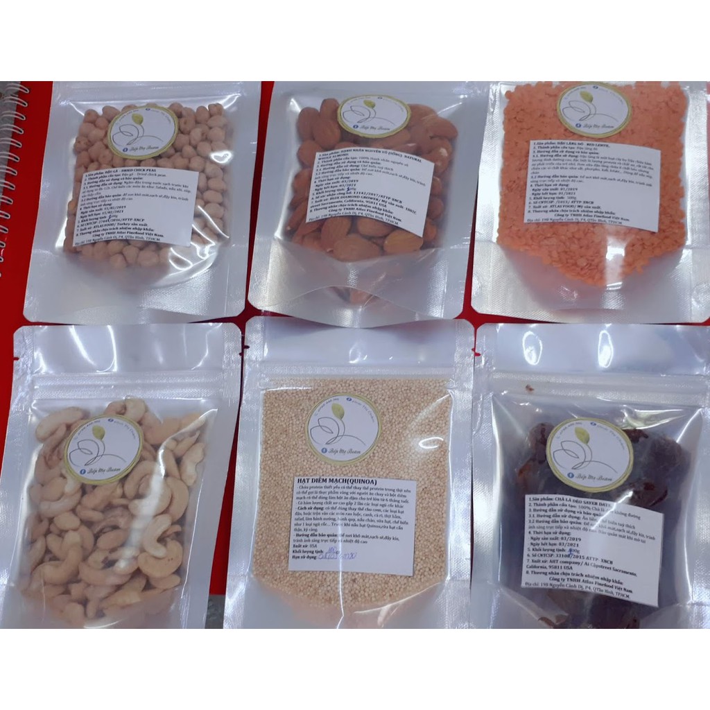 Hạt dinh dưỡng ăn dặm và nấu sữa hạt Non GMO 200g(chỉ bán tối thiểu 600g tổng các loại hạt) | BigBuy360 - bigbuy360.vn