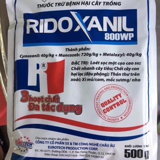 Thuốc trừ nấm bệnh Ridoxanil 800 wp