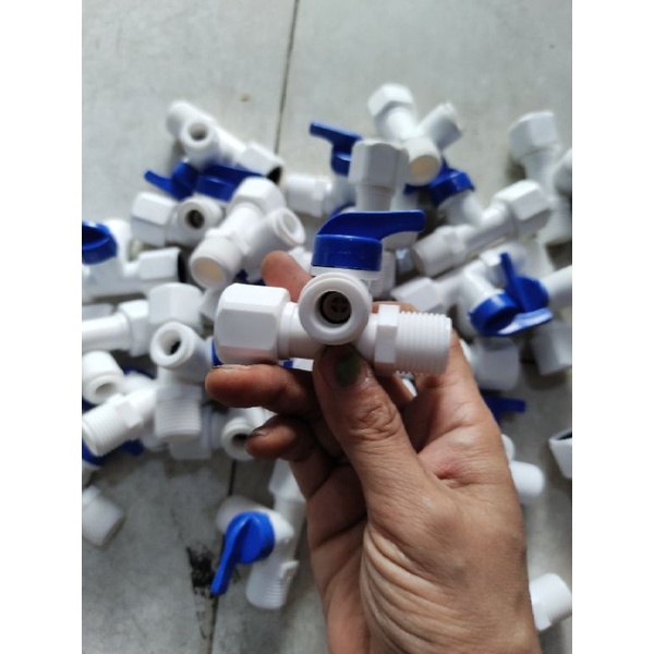 T cấp nước máy lọc RO răng 21 ra dây 10li