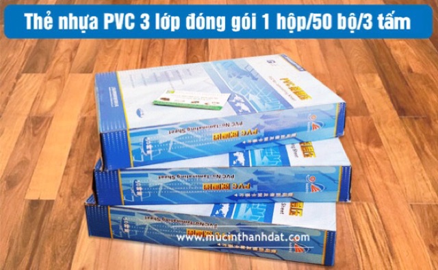 Phôi Thẻ Nhựa PVC 3 Lớp Khổ A4