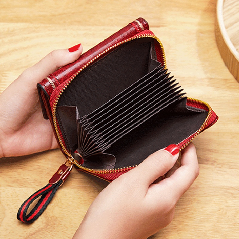 Ví Da Sáp Dầu Phong Cách Vintage Cho Nữ