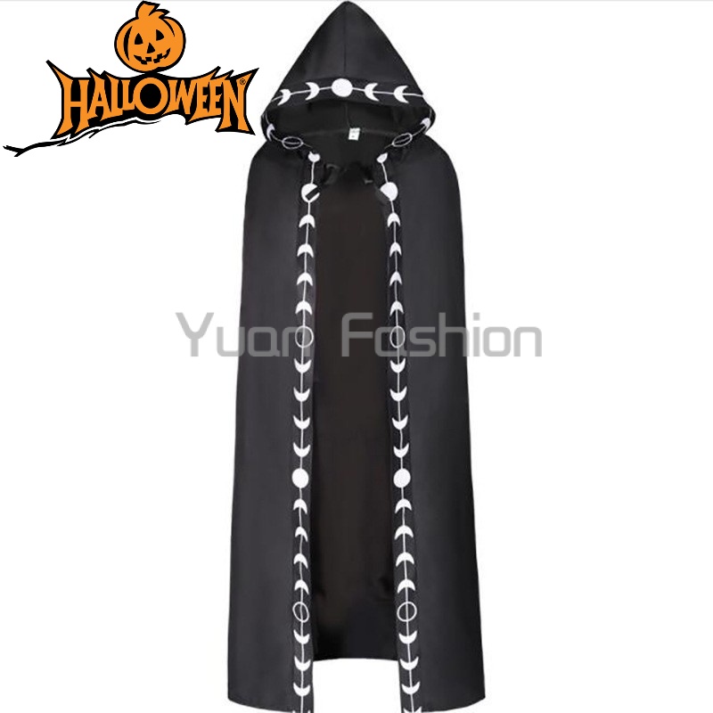 Áo Choàng Hóa Trang Halloween Phong Cách Thời Trung Cổ Châu Âu Cho Người Lớn Và Trẻ Em