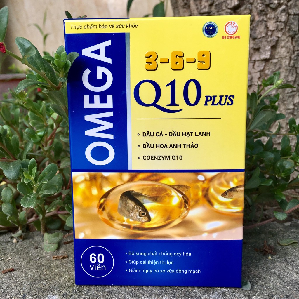 Omega 369 Coenzym Q10 Plus lọ 100 viên