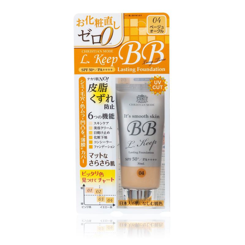 Kem Nền BB trang điểm chống nắng 6in1 Christian Mode Lkeep BB Cream UV SPF50+ PA++++ 30ml Nhật Bản chính hãng