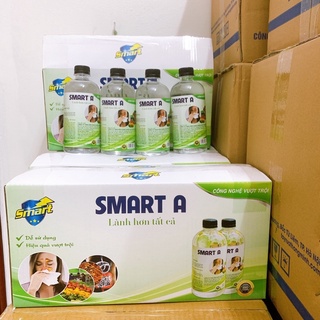 ĐẠI LÝ PHÂN PHỐI CHÍNH HÃNG Nước Anolyte - Nước A - Dung dịch sát khuẩn Anolyte - Smart A - chai 500ml