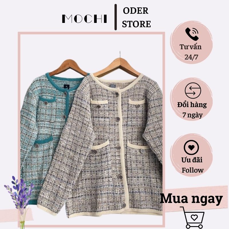 Áo khoác dạ len nữ, chất len đẹp suất sắc, full 2 màu, phong cách sang chảnh Hàn Quốc