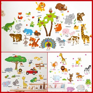 Tranh dán tường cho bé trai, decal dán tường cho bé học