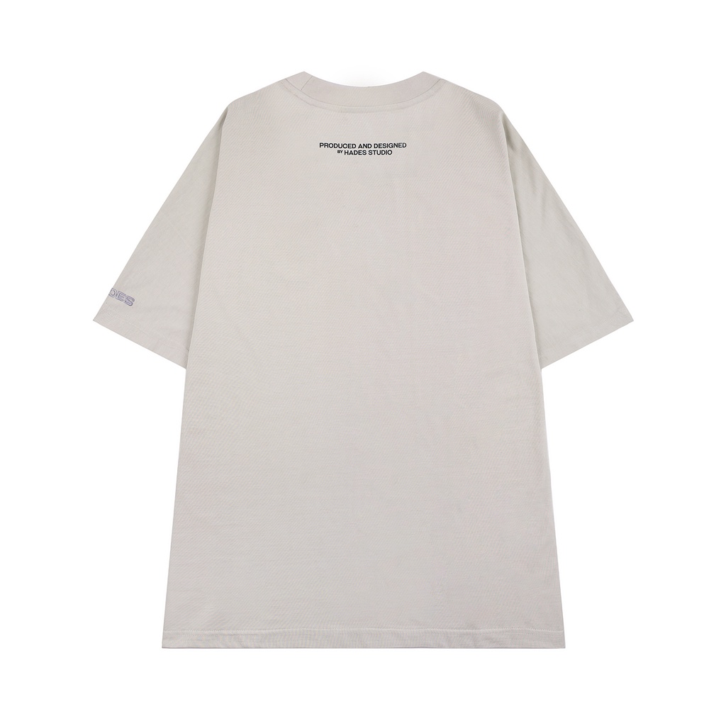 Áo Thun Tay Lỡ Unisex SKULL BUTTERFLY 100% Cotton HADES Brand Chính Hãng