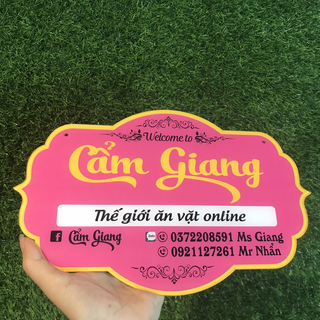 Biển hiệu Decor shop bán hàng - Free thiết kế theo yêu cầu - Đạo cụ chụp hình sản phẩm tiện lợi