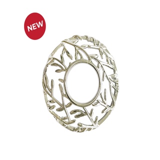 Chụp nến trang trí - Matte Silver
