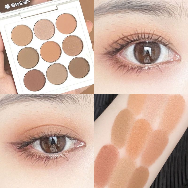 [Hàng mới về] Bảng phấn mắt màu đất vịt dễ thương 9 màu trang điểm lâu trôi | BigBuy360 - bigbuy360.vn