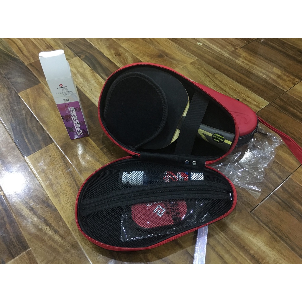 Combo bao vợt Winion  cùng chai xịt rửa phục hồi mặt vợt vàm mút lau mặt vợt E-lian (Winion)