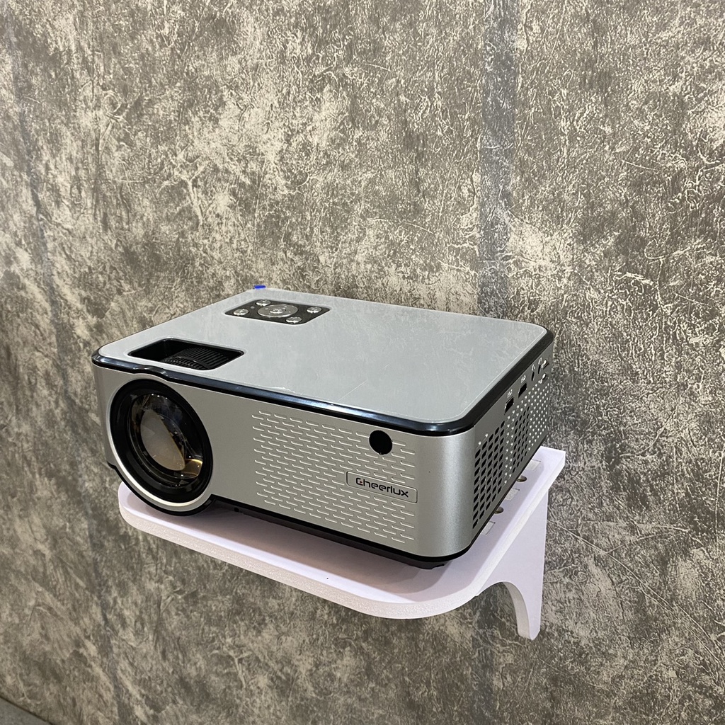Giá Đỡ Kệ Treo Tường Đặt Máy Chiếu Điện Thoại Wiffi Đồ Trang Trí  Chất Liệu Gỗ Cao Cấp Màu Trắng - A32