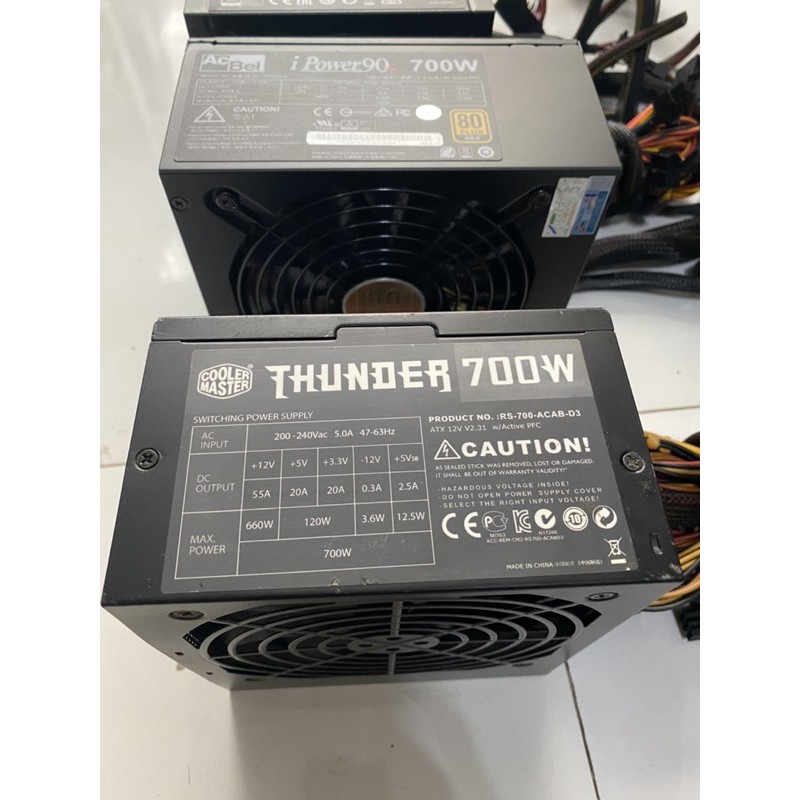 Nguồn công suất thực Cooler Master/AcBel/ Corsair 525W-700W-750W