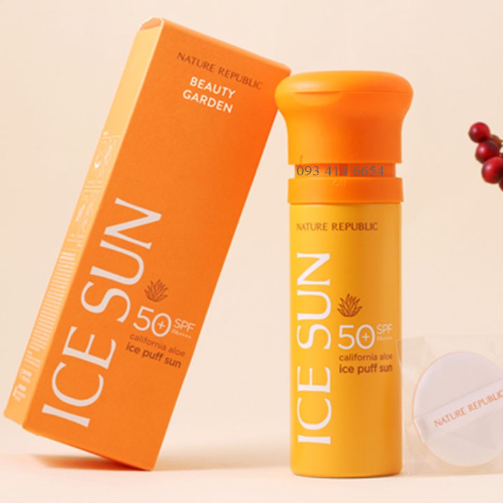 Kem Chống Nắng Ice Sun Cam Nature Republic SPF 50 PA 100ML