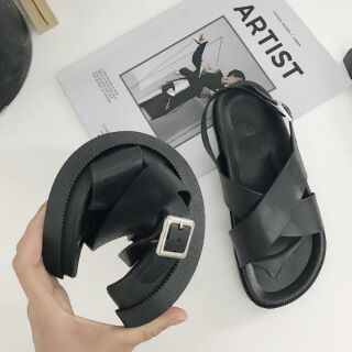 Sandal quai chéo đế dày