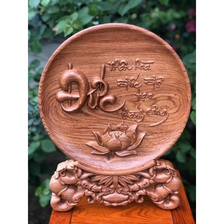 Tranh đĩa gỗ Hương