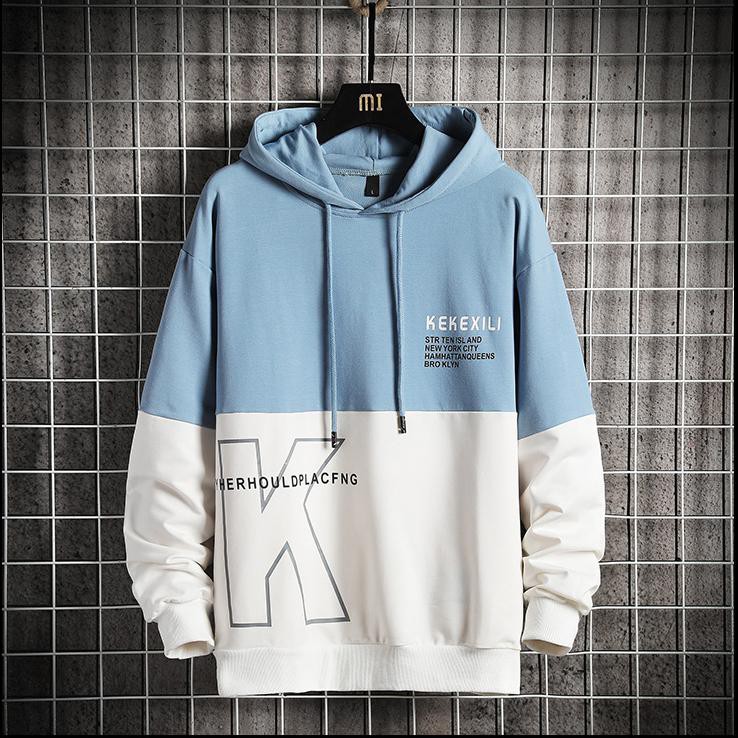 ÁO HOODIE NÓN NAM MÀU ĐEN CHẤT VẢI NỈ HÀNG FREESIZE 1 CỠ FORM DÁNG RỘNG DƯỚI 65KG | BigBuy360 - bigbuy360.vn