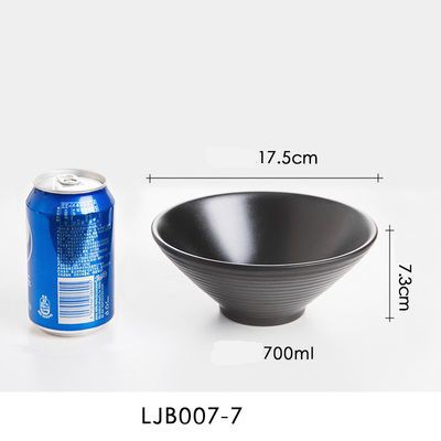 Tô nhựa melamine bán mì bún phở đủ size màu đen hình tam giác có vân ở ngoài | BigBuy360 - bigbuy360.vn