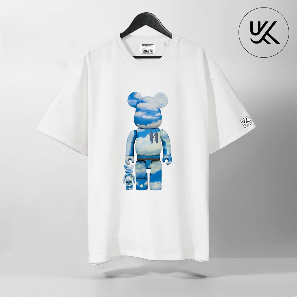 Áo Thun Tay Lỡ BearBrick, Áo phông unisex Form rộng Oversize, chất liệu Cotton. KKIMSHOP