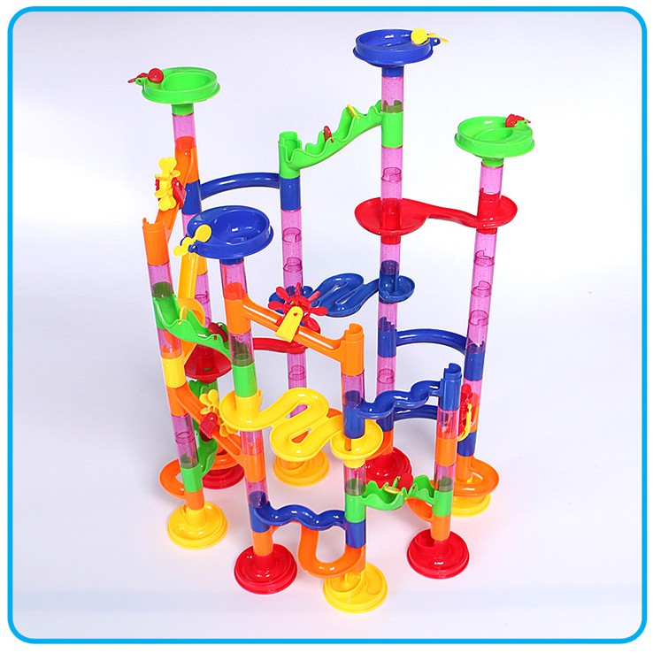 Bộ lắp ghép tháp lăn bi Mable run đồ chơi trẻ em