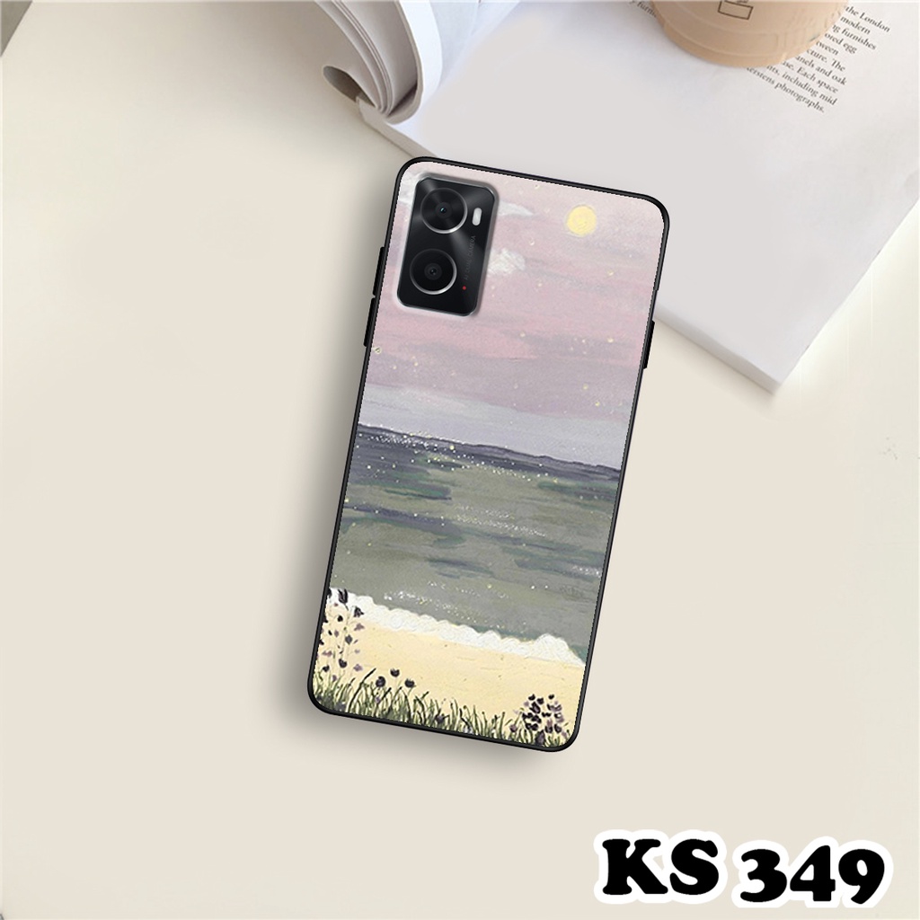 Ốp lưng Oppo A36 - Oppo A76 - Ốp in hình Cánh đồng hoa - Chất liệu TPU siêu bền