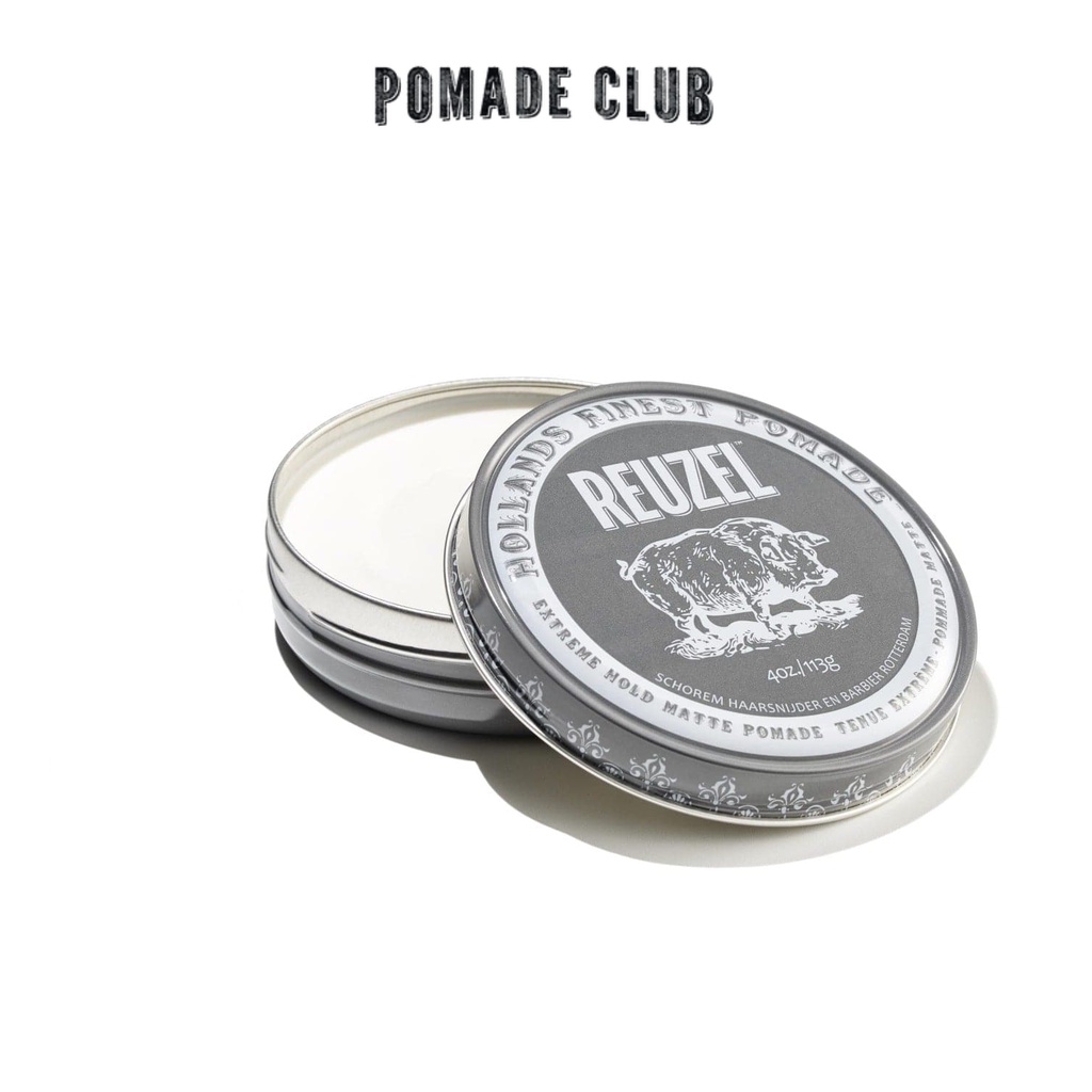 Sáp vuốt tóc Reuzel Extreme Hold Matte Pomade - 113gr