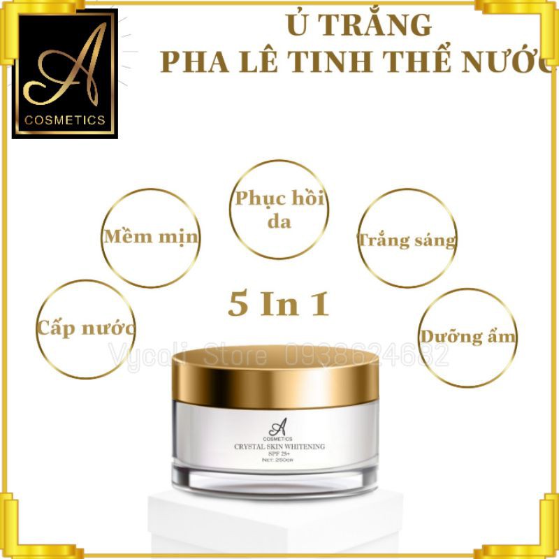Ủ Trắng Pha Lê Tinh Thể Nước ⚡️Chính hãng 100%⚡️Trắng Sau 1 Lần Sử Dụng ⚡️Acosmetic ⭐ 300gram | BigBuy360 - bigbuy360.vn