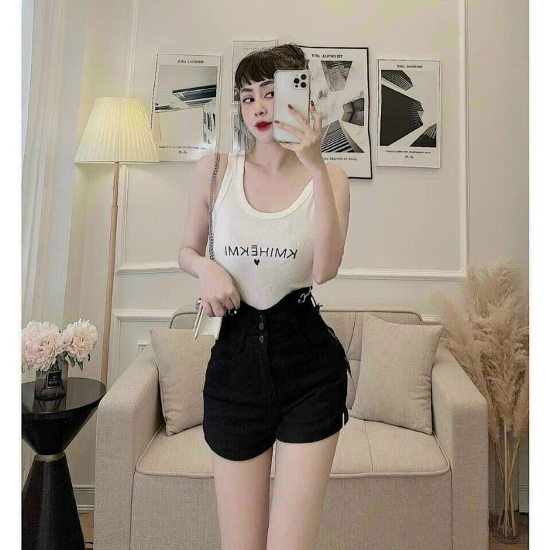 Áo phông 3 lỗ tag dây một bên