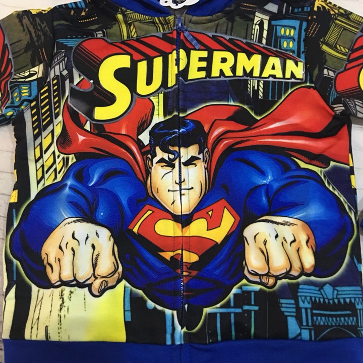 Áo khoác siêu nhân Comic cho bé trai