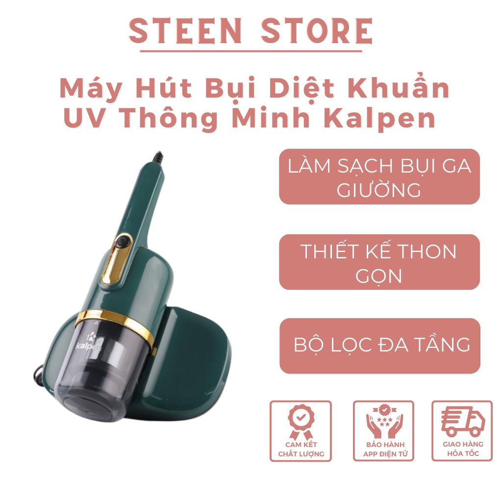 Máy Hút Bụi Diệt Khuẩn Uv Thông Minh Kalpen Vck - 3901 Giúp Lọc Hoàn Toàn Bụi, Bảo Hành 24 Tháng